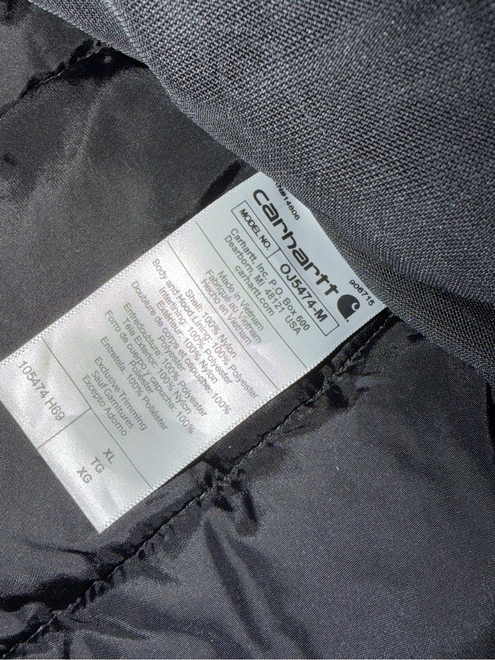 Carhartt Montana Loose Fit Insulated Jacket XL NWOT - Picture 8 of 9